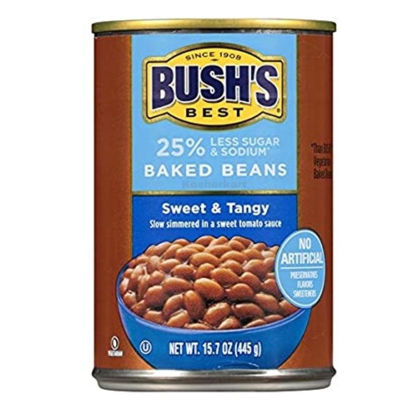 Bush's Best Sweet and Tangy Reduced Sodium & Sugar Baked Beans 15.7 oz