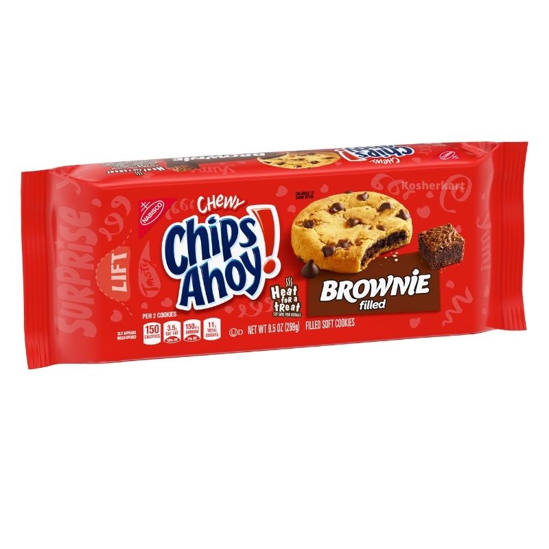 Chips Ahoy Chewy Brownie Filled Chocolate Chip Cookies