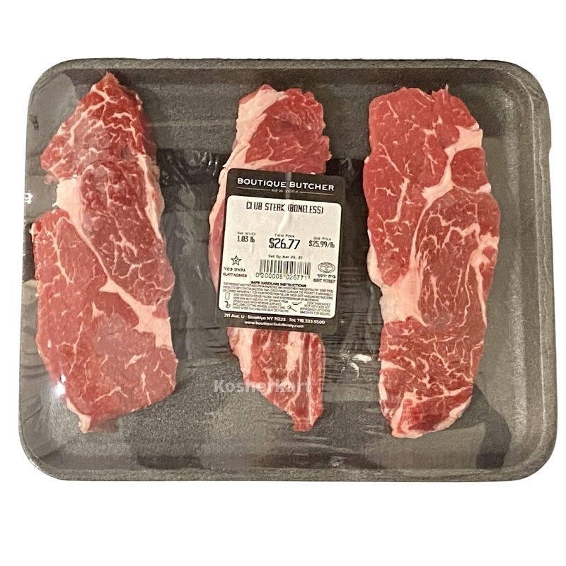 Boutique Butcher Boneless Club Steak (Medium Thin Cut) (1.2 lbs - 1.6 lbs)