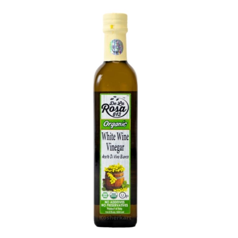 De La Rosa Organic White Wine Vinegar 500 ml