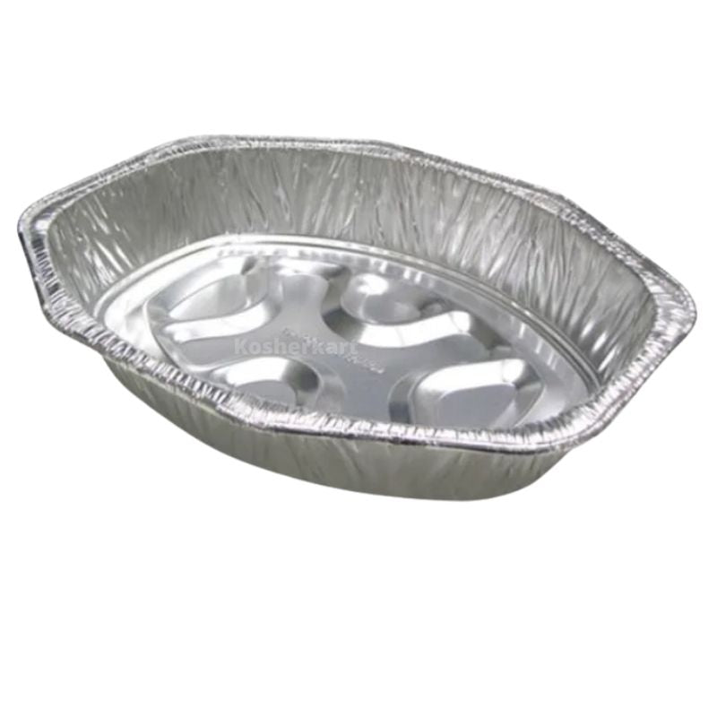 Durable Oval Aluminum Roaster Pan 1 ct