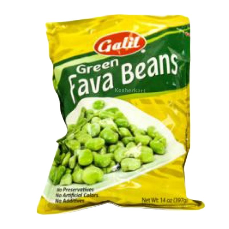 Galil Green Fava Beans 14 oz