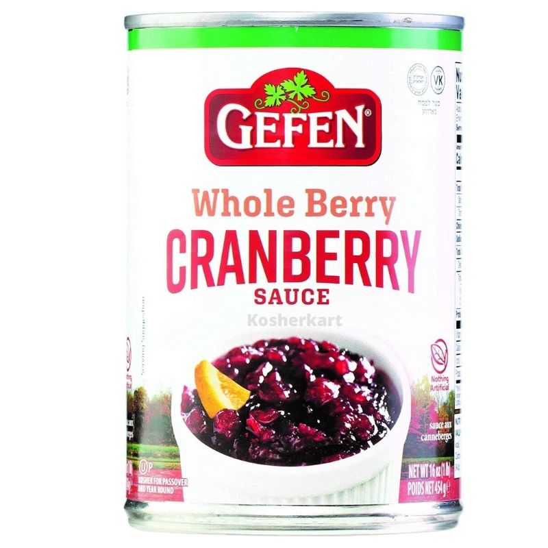 Gefen Cranberry Sauce Whole Berry 16 oz