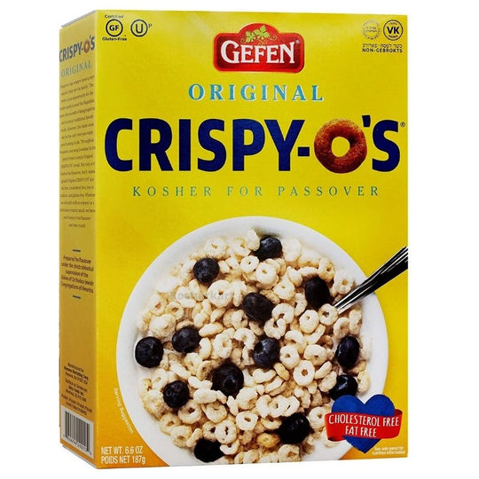 Gefen Crispy-O's Gluten Free Plain Cereal 6.6 oz