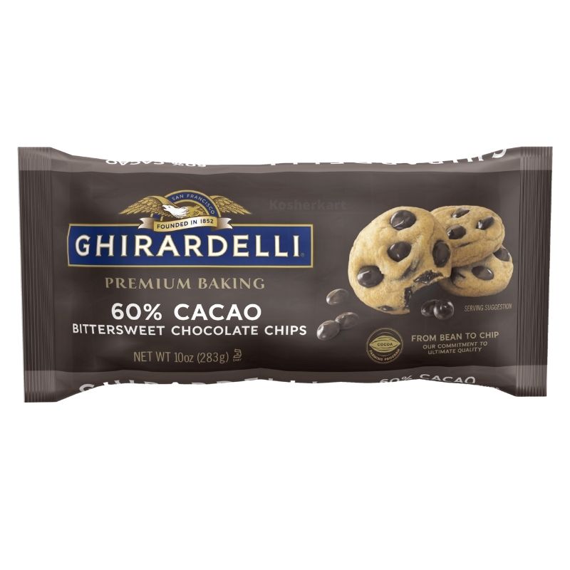 Ghirardelli 60% Cacao Bittersweet Chocolate Premium Baking Chips 10 oz