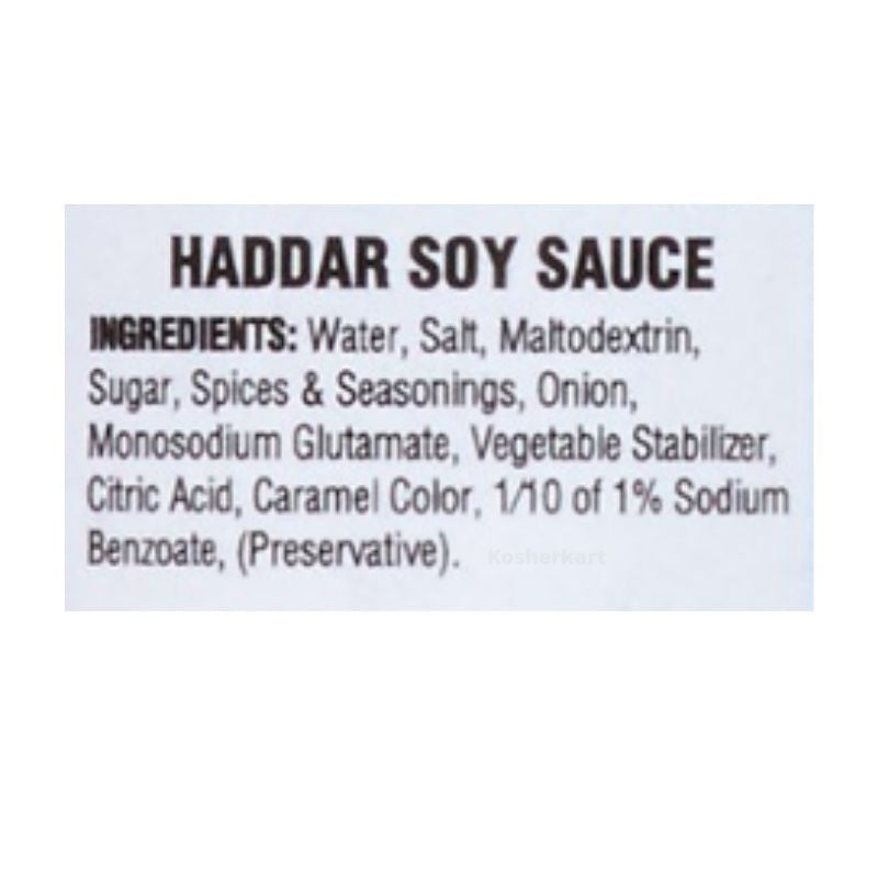 Haddar Imitation Soy Sauce 10 oz