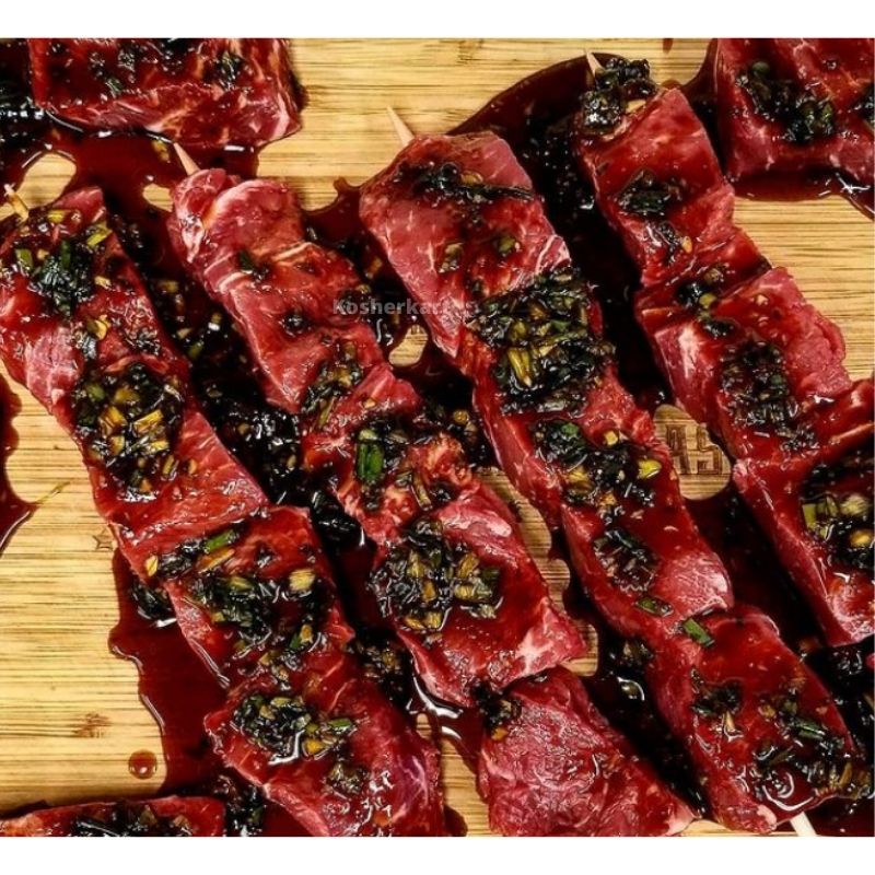 Boutique Butcher Japanese Marinated Beef Shish Kebob (1.5 lbs - 2 lbs)