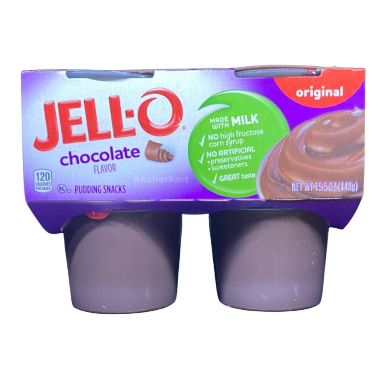 Jell-O Original Chocolate Pudding (4-Pack) 15.5 oz