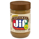 Jif Natural Creamy Peanut Butter 16 oz