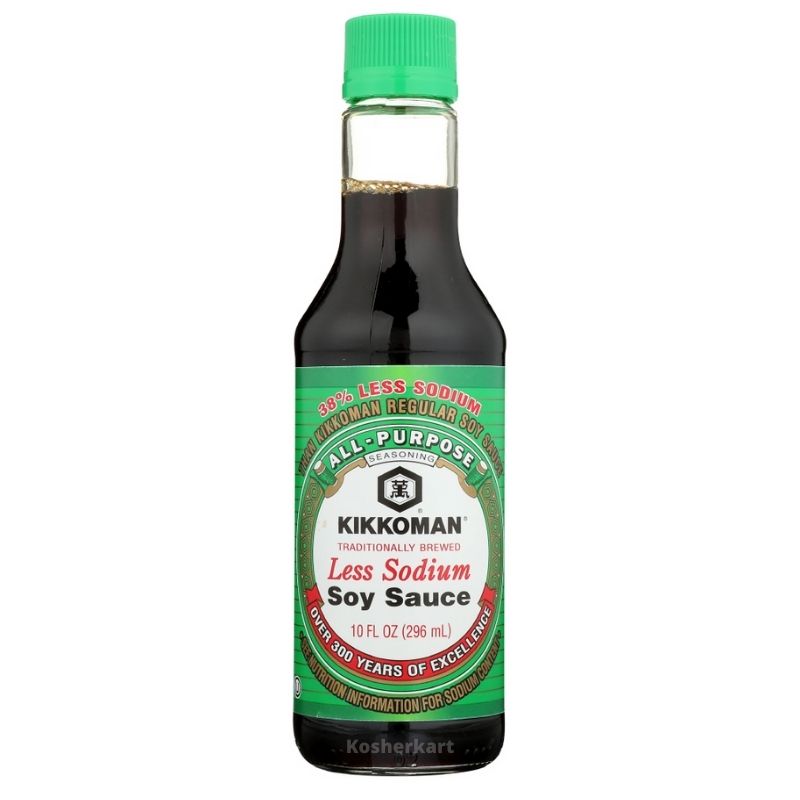 Kikkoman Soy Sauce Less Sodium 10 OZ