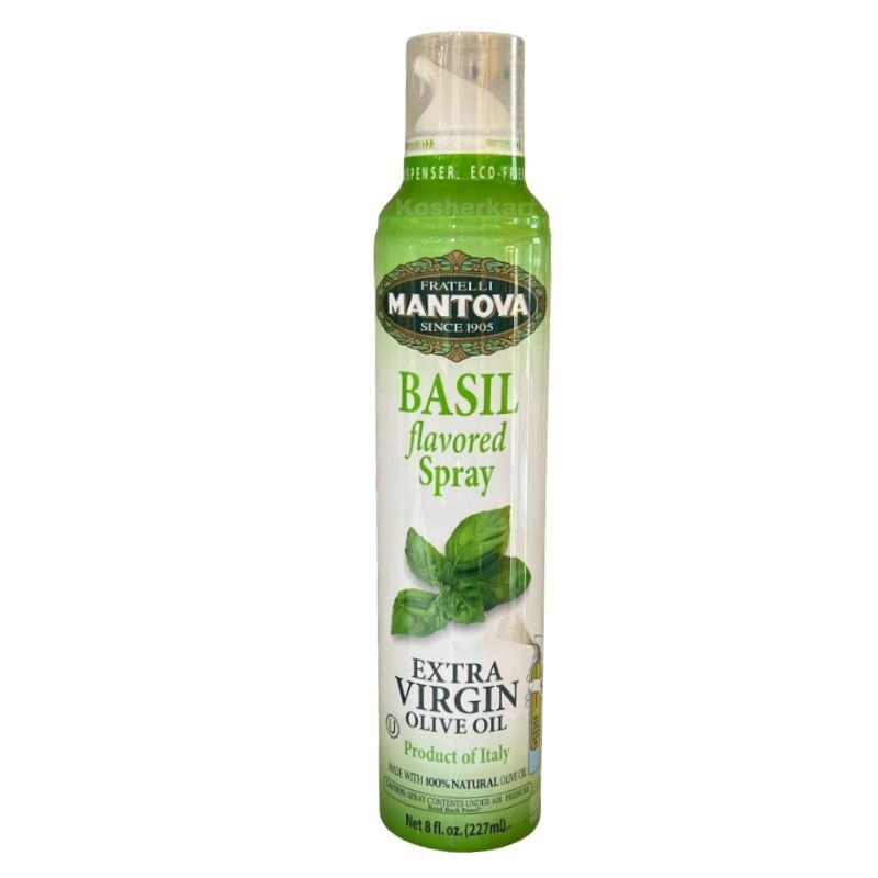 Mantova Basil Flavored Extra Virgin Olive Oil Spray 8 oz