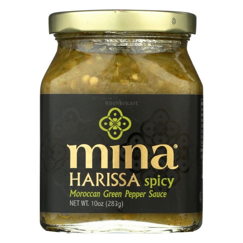 Mina Harissa Moroccan Spicy Green Pepper Sauce 10 oz