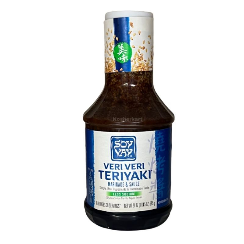 Soy Vay Veri Veri Teriyaki Marinade & Sauce Less Sodium  21 oz
