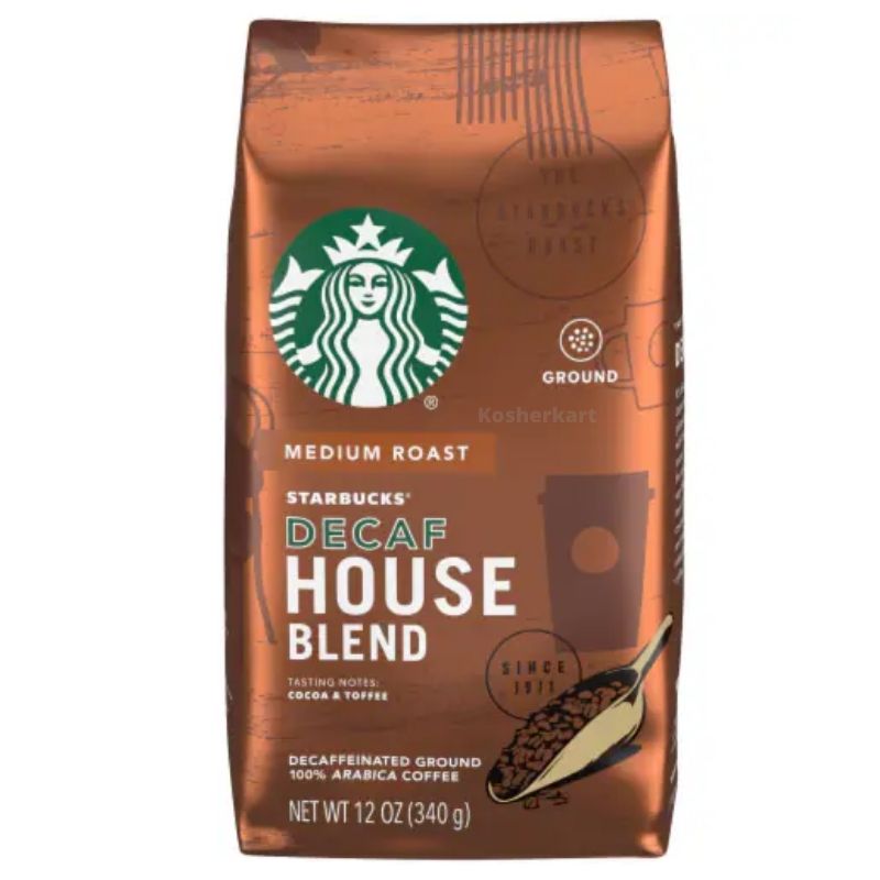 Starbucks Decaf House Blend Ground Coffee