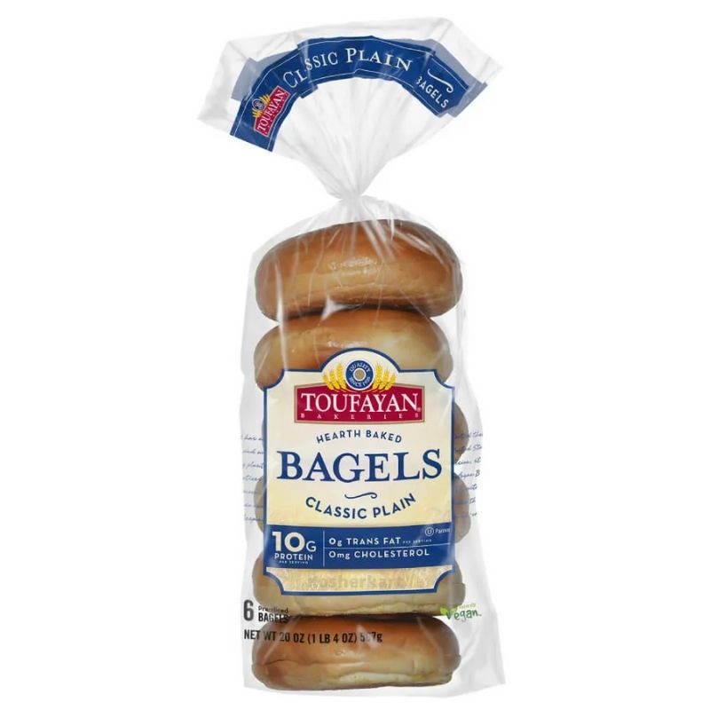 Toufayan Classic Plain Bagels