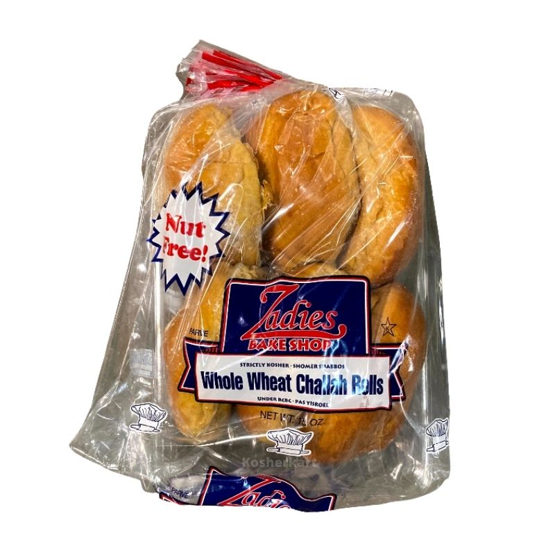 Zadies Whole Wheat Challah Rolls 6-Pack