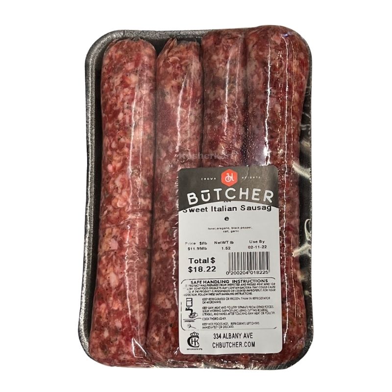 CH Butcher Sweet Italian Sausage (1.1 lbs - 1.5 lbs)