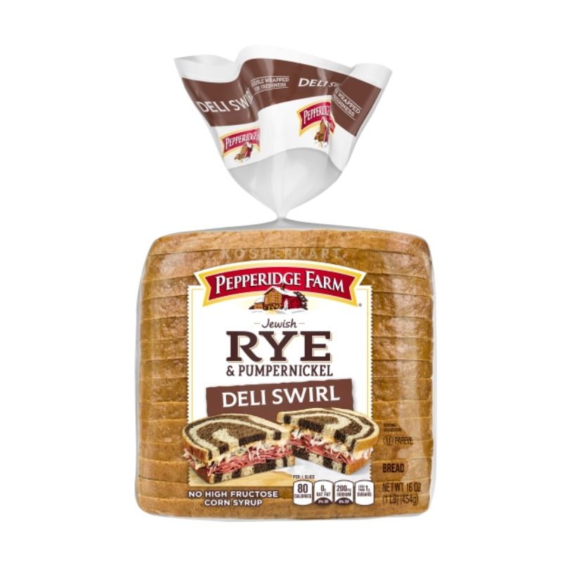 Pepperidge Farm Rye & Pumpernickel Deli Swirl Bread