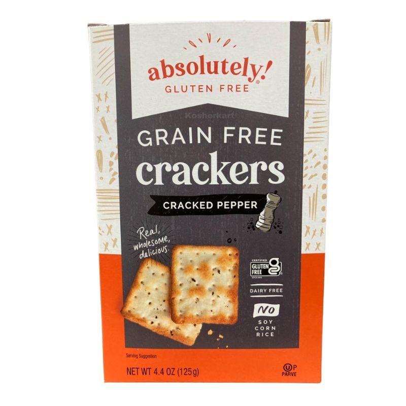 Absolutely Gluten Free Cracked Pepper Crackers 4.4 oz