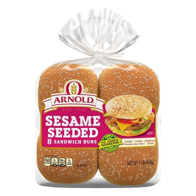 Arnold Sesame Seeded Hamburger Buns