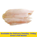 Avner's Grey Sole Fillet (6 oz - 8 oz) $29.99/lb