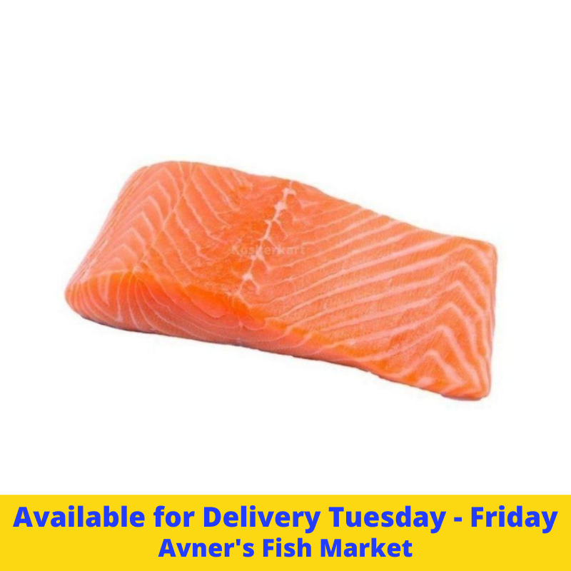 Avner's  Farm Raised Atlantic Salmon Fillet From Canada (6 oz - 8 oz) $21.99/lb
