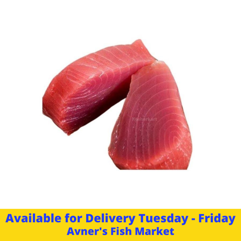 Avner's Wild Caught Sushi Grade Tuna Steak Fillet (8 oz - 10 oz) $39.99/lb