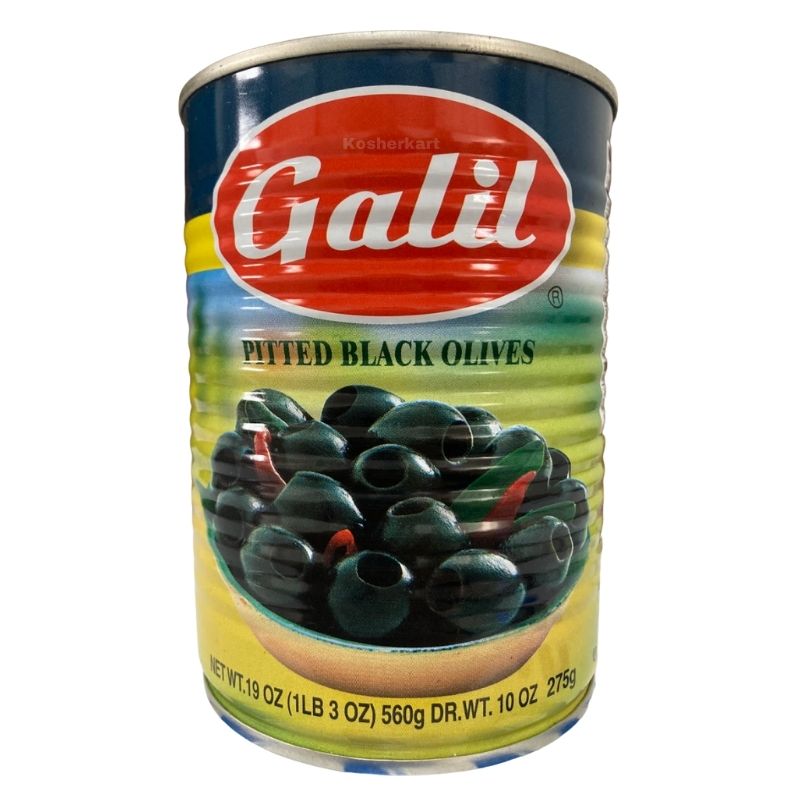 Galil Black Pitted Olives 19 oz
