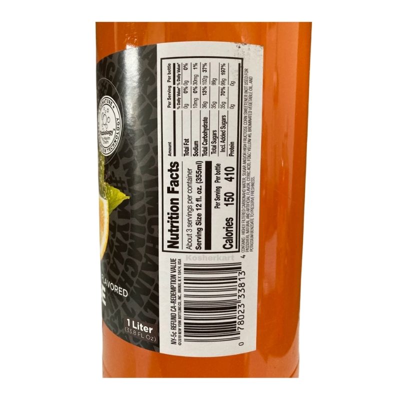 Mayim Chaim Orange Soda 1 Liter