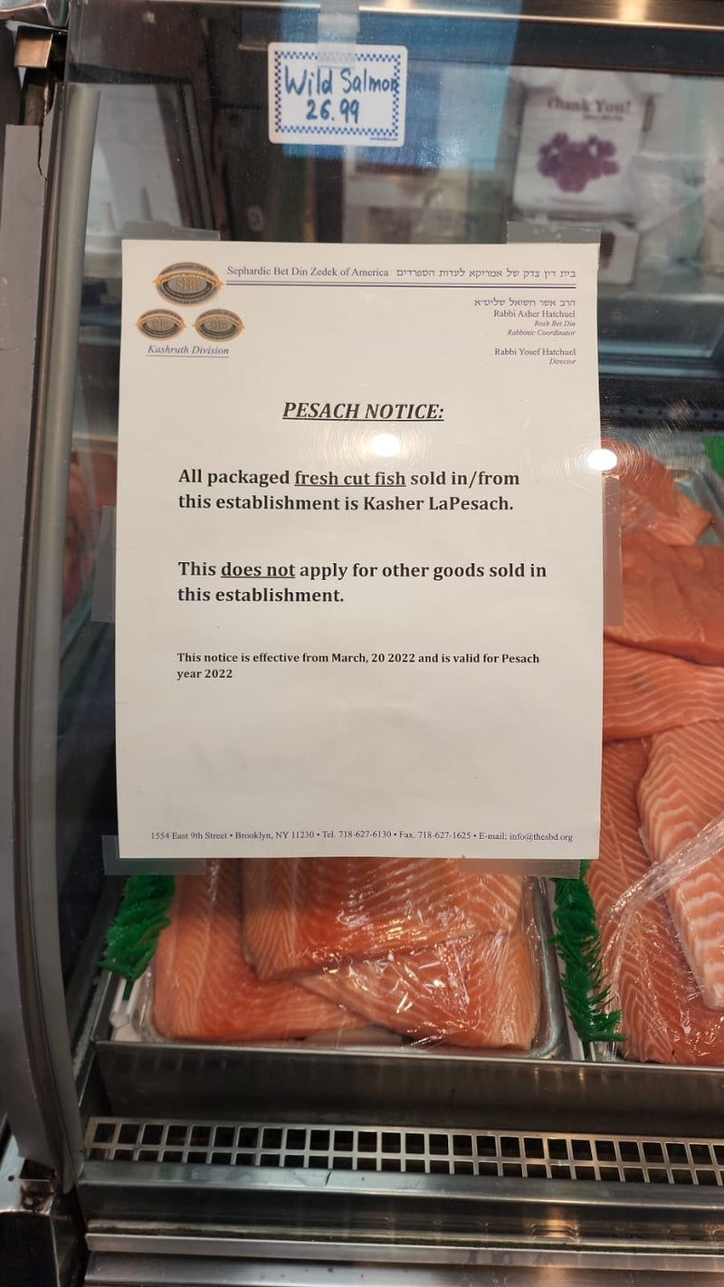 Avner's  Farm Raised Atlantic Salmon Fillet From Canada (6 oz - 8 oz) $21.99/lb