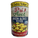 Pri Avot Canned Pitted Green Olives (size 17-20) 23 oz