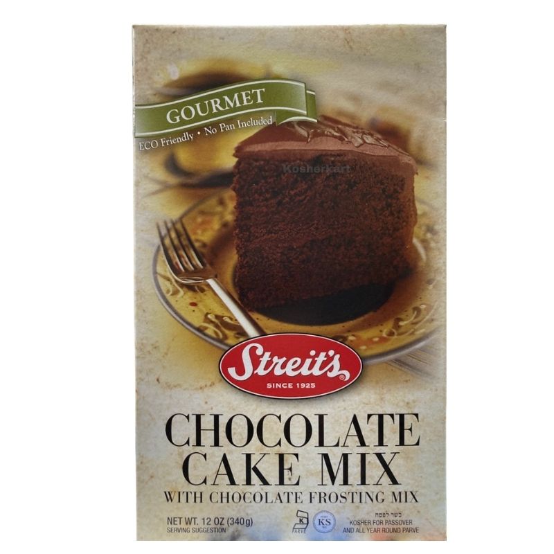 Streit’s Chocolate Cake Mix With Chocolate Frosting 12 oz