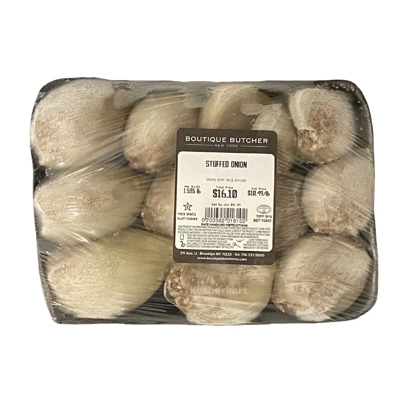 Boutique Butcher Beef & Rice Stuffed Onions (frozen) $13.99/lb (1.5 lbs - 2 lbs)