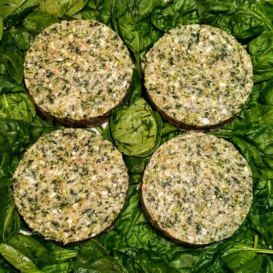 Boutique Butcher Chicken Spinach Burgers 2pk (frozen)