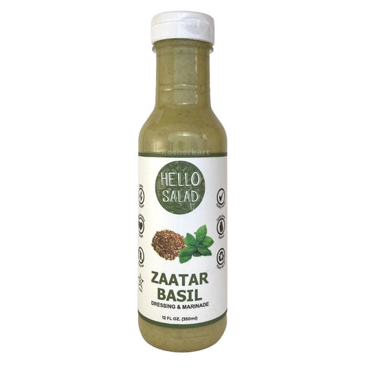 Hello Salad Zaatar Basil Dressing & Marinade 12 oz