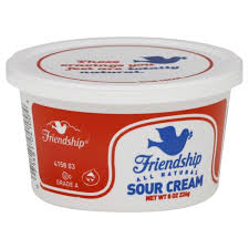 Friendship Sour Cream 8oz | Dairy Cheese & Refrigerated | Kosherkart