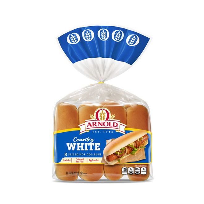 Arnold Country White Hotdog Buns - OU Parve | Bread & Bakery | Kosherkart